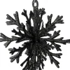 Intratuin kerst ornament Milou sneeuwvlok zwart D 11 H 12 cm