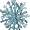 Intratuin kerst ornament Milou sneeuwvlok lichtblauw D 11 H 12 cm