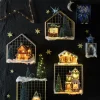 Intratuin kerst ornament Mona maan zilver 7 x 3 x 9 cm