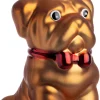 Intratuin kerst ornament mopshond bruin 4,8 x 5,8 x 9 cm