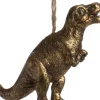 Intratuin kerst ornament Nafu dino goud 10 x 3 x 9 cm