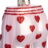 Intratuin kerst ornament onderbroek roze / rood 6,2 x 4,1 x 7 cm