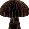 Intratuin kerst ornament paddenstoel bruin D 9 H 10 cm