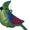 Intratuin kerst ornament parkiet groen / rood 11,7 x 4,4 x 7,1 cm