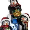 Intratuin kerst ornament pinguins 9 x 6 x 15,5 cm