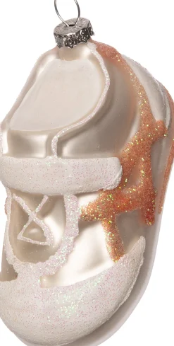 Intratuin kerst ornament schoen roze H 4,8 cm