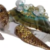 Intratuin kerst ornament schildpad groen 9,4 x 9 x 4 cm