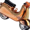 Intratuin kerst ornament scooter goud 10,4 x 4 x 7,1 cm