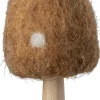 Intratuin kerst ornament Sieni paddenstoel licht bruin 4,5 x 4,5 x 13 cm