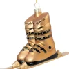 Intratuin kerst ornament skilaars goud 13,5 x 5,6 x 8,9 cm