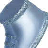 Intratuin kerst ornament slof blauw 8 x 4,5 x 5 cm