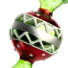 Intratuin kerst ornament snoep groen / rood 4 x 4 x 7,5 cm