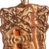 Intratuin kerst ornament speculaas goud 7,5 x 2,8 x 9,1 cm