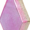 Intratuin kerst ornament spekkie roze / geel 5 x 2,3 x 10,4 cm