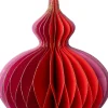 Intratuin kerst ornament Steven druppel roze D 9 cm