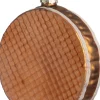 Intratuin kerst ornament stroopwafel bruin 8,3 x 2,1 x 9,1 cm