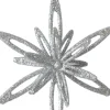 Intratuin kerst ornament Suza ster zilver 10 x 3 x 10 cm