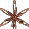 Intratuin kerst ornament Suza ster bruin 10 x 3 x 10 cm