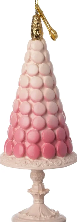 Intratuin kerst ornament taart roze D 6,7 H 18,2 cm