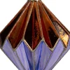Intratuin kerst ornament Tarbert paars / oranje D 9 H 10 cm