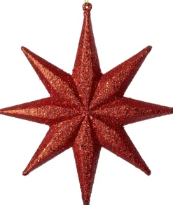 Intratuin kerst ornament Tibbe ster rood 15 x 1,5 x 17 cm