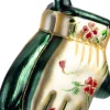 Intratuin kerst ornament tuinhandschoen goud 7,5 x 4,5 x 10,3 cm