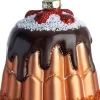 Intratuin kerst ornament tulband bruin 6,3 x 6,3 x 6,7 cm