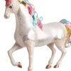 Intratuin kerst ornament unicorn wit H 12 cm