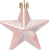 Intratuin kerst ornament Vion ster roze D 7 H 2 cm 12 stuks