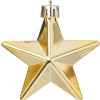Intratuin kerst ornament Vion ster goud D 7 H 2 cm 12 stuks