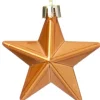 Intratuin kerst ornament Vion ster karamel D 7 H 2 cm 12 stuks