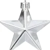 Intratuin kerst ornament Vion ster zilver D 7 H 2 cm 12 stuks