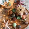 Intratuin kerst ornament vogel bruin 10,5 x 5,5 x 6,5 cm