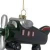 Intratuin kerst ornament Vola helicopter groen 11,7 x 5 x 6,7 cm