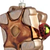 Intratuin kerst ornament wentelteefje bruin 3,8 x 8,9 x 8,5 cm