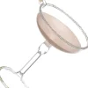 Intratuin kerst ornament wijnglas roze 7,5 x 7,5 x 10 cm