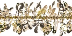 Intratuin kerstslinger Bladik crème / goud 2 m