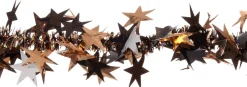 Intratuin kerstslinger lametta met ster 200 x 9 x 9 cm koper
