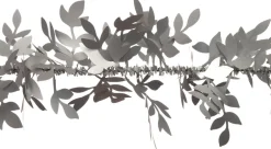 Intratuin kerstslinger met bladeren zilver 200 cm