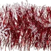 Intratuin kerstslinger met sneeuwvlokken rood / wit 200 cm