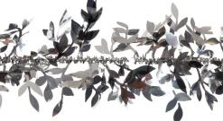 Intratuin kerstslinger met Wisteria bladeren zilver 200 cm