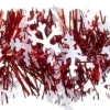Intratuin kerstslinger sneeuwvlok rood 2 m