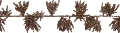 Intratuin kerstslinger tak met glitter zilver 180 cm