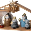 Intratuin kerststal met figuren 30,5 x 10 x 16 cm