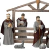 Intratuin kerststal met figuren 8 x 7 x 12 cm 12-delig