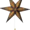 Intratuin kerstster donkergroen / goud 63 H 19 cm