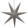 Intratuin kerstster glitter met verlichting zilver 15 x 60 x 60 cm