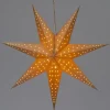 Intratuin kerstster met verlichting stippen beige D 60 H 19 cm