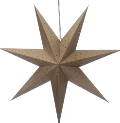 Intratuin kerstster met verlichting stippen beige D 60 H 19 cm