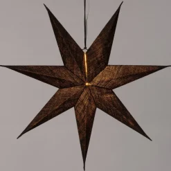 Intratuin kerstster met verlichting Djema zwart D 45 cm